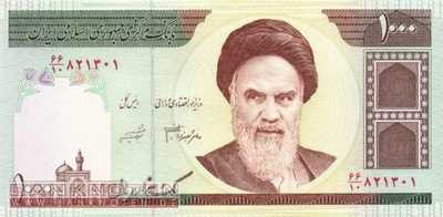 Iran - 1.000 Rials (#143e_UNC)