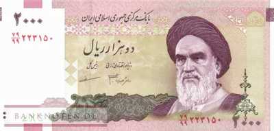 Iran - 2.000  Rials - Ersatzbanknote (#144bR_UNC)