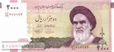 Iran - 2.000  Rials - Ersatzbanknote (#144dR_UNC)