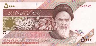 Iran - 5.000  Rials (#145c_UNC)
