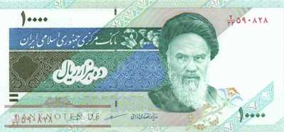 Iran - 10.000  Rials - Ersatzbanknote (#146fR_UNC)