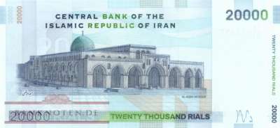 Iran - 20.000  Rials (#150A-2_UNC)
