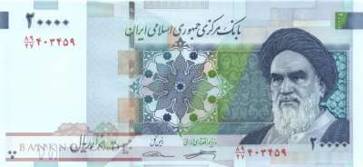 Iran - 20.000  Rials (#153b-2_UNC)
