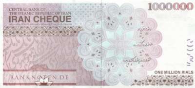 Iran - 1 Million Rials (#154A_UNC)