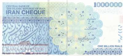 Iran - 1 Million Rials (#154B-2_UNC)