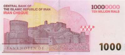 Iran - 10 Millionen Rials (#169a_UNC)