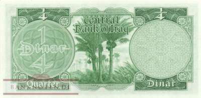 Irak - 1/4  Dinar (#051a_UNC)