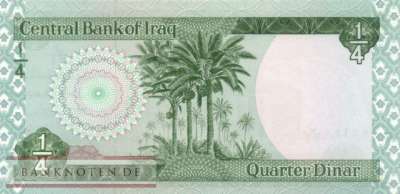 Iraq - 1/4  Dinar (#061-2_UNC)