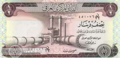 Iraq - 1/2  Dinar (#062-2_UNC)