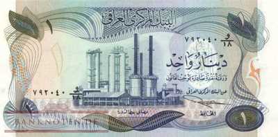 Iraq - 1  Dinar (#063a_AU)