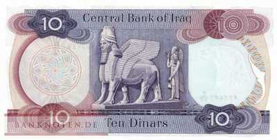 Irak - 10  Dinars (#065-2_UNC)