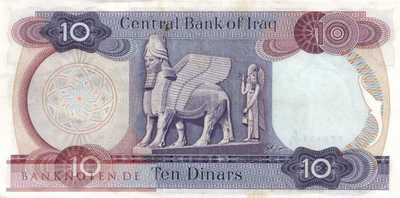 Irak - 10  Dinars (#065-2_AU)