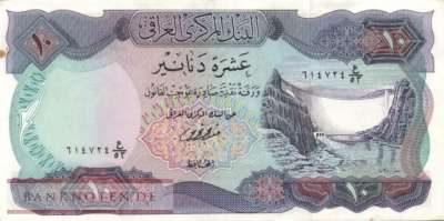 Irak - 10  Dinars (#065-2_VF)