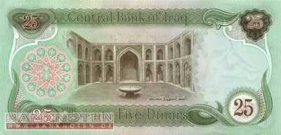 Iraq - 25 Dinars (#066b_UNC)