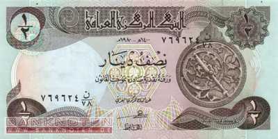 Iraq - 1/2  Dinar (#068a-80_UNC)