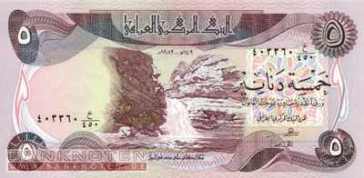 Iraq - 5  Dinars (#070a-82_UNC)