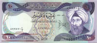 Iraq - 10  Dinars (#071a-80_UNC)