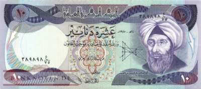 Iraq - 10  Dinars (#071a-80_XF)
