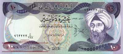 Irak - 10  Dinars (#071a-82_UNC)