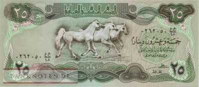 Irak - 25  Dinars (#072-81_UNC)