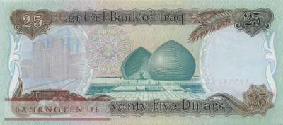 Irak - 25  Dinars (#073_AU)