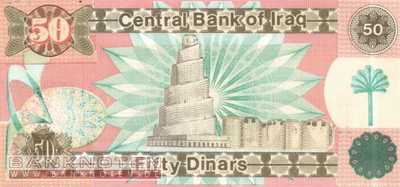 Iraq - 50  Dinars (#075-1_UNC)