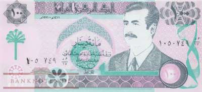 Irak - 100  Dinars (#076_UNC)