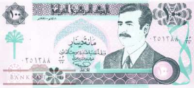 Iraq - 100  Dinars (#076_AU)
