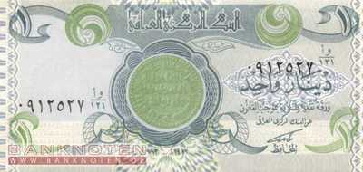 Irak - 1 Dinar (#079_UNC)