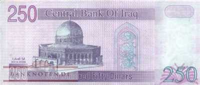 Irak - 250  Dinars (#088-1_XF)