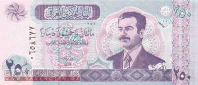 Iraq - 250  Dinars (#088-1_UNC)