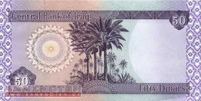 Iraq - 50 Dinars (#090_UNC)