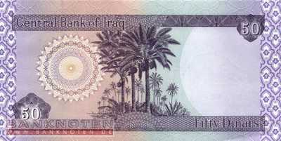 Iraq - 50  Dinars (#090_UNC)