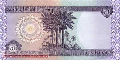 Irak - 50 Dinars (#090_UNC)