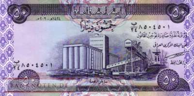 Iraq - 50  Dinars (#090_AU)