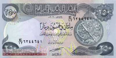 Iraq - 250  Dinars (#091a_UNC)