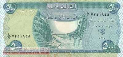 Iraq - 500  Dinars (#092_UNC)