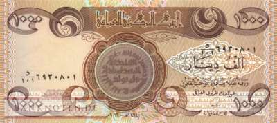 Iraq - 1.000  Dinars (#093c_UNC)