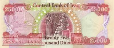 Iraq - 25.000  Dinars (#096a_UNC)