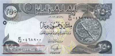 Irak - 250  Dinars (#097a_UNC)