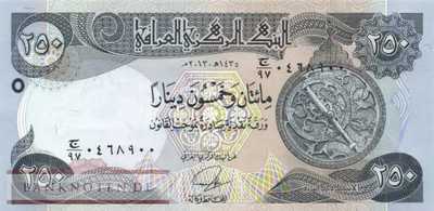 Iraq - 250  Dinars (#097a_UNC)