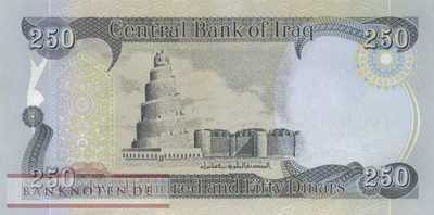 Iraq - 250  Dinars (#097b_UNC)