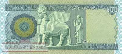 Irak - 500  Dinars (#098Ab_UNC)