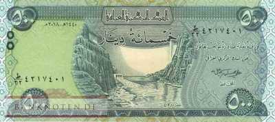 Irak - 500  Dinars (#098Ab_UNC)