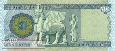 Iraq - 500  Dinars (#098a_UNC)