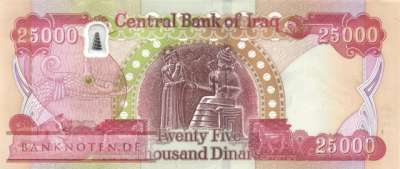 Irak - 25.000  Dinars (#102d-2_UNC)