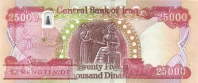 Iraq - 25.000  Dinars (#102d-2_UNC)