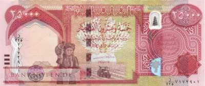 Iraq - 25.000  Dinars (#102d-2_UNC)
