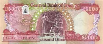 Irak - 25.000  Dinars (#102f_UNC)