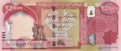 Iraq - 25.000  Dinars (#102f_UNC)